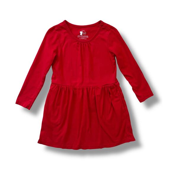 Primary Long-Sleeved Pocket Dress, Size 4/5 - Picture 4 of 7